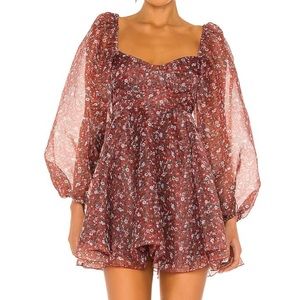 Selkie Princess Dress - crimson darling - medium